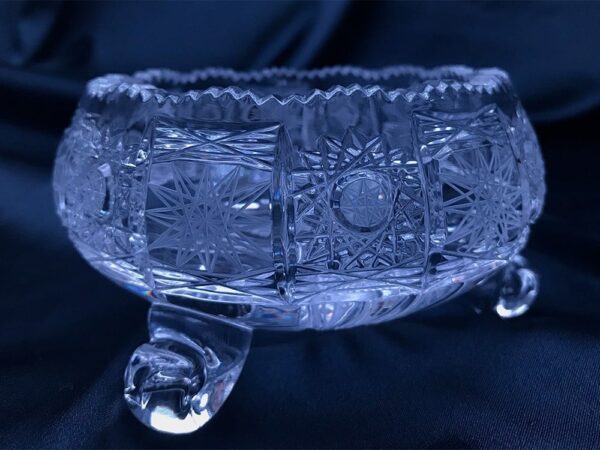 Krištálová brúsená miska 12 cm