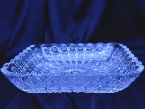 Krištálová brúsená miska 28 cm