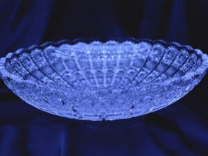 Krištáľová brúsená miska 35 cm