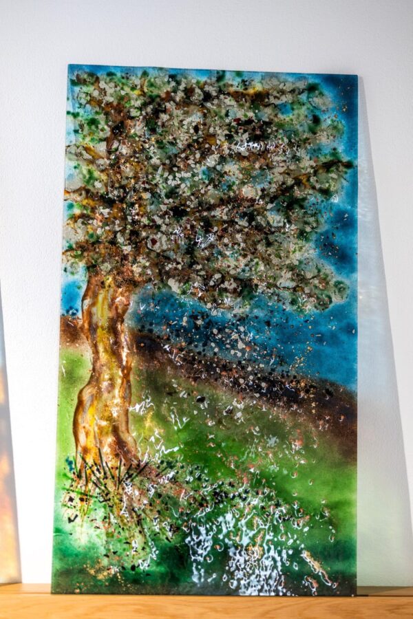 Sticlă de artă Veronika Rusňáková 42x84 cm