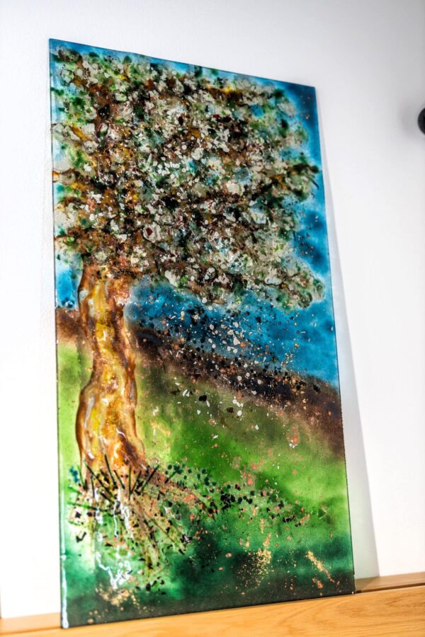 Sticlă de artă Veronika Rusňáková 42x84 cm - imagine 2
