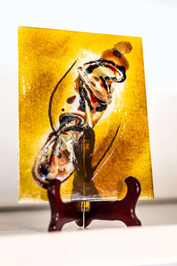 Sticlă de artă Veronika Rusňáková 17x25 cm
