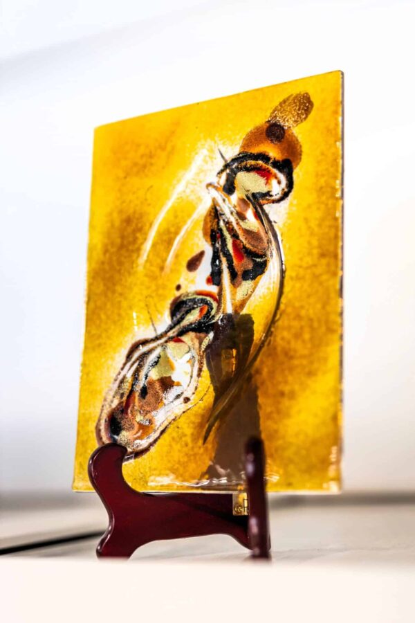 Sticlă de artă Veronika Rusňáková 17x25 cm - imagine 2