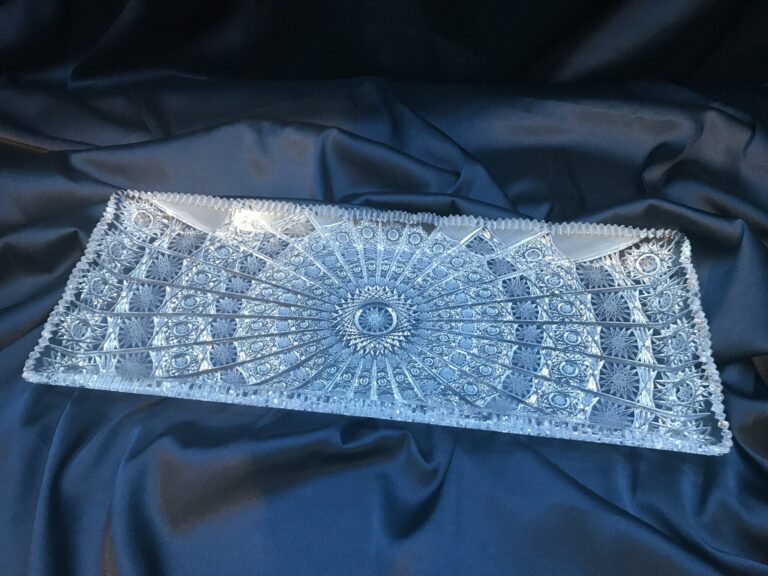 Farfurie exclusiva taiata cristal 40 cm