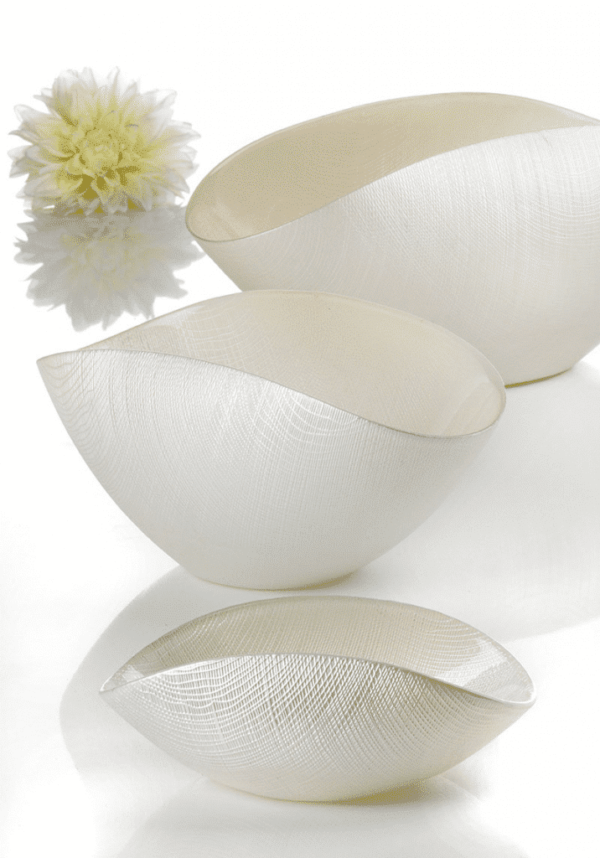 Misa BURA biela perla 38x11 cm