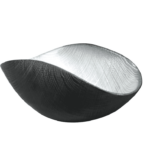 Bol BURA negru mat / argintiu 18x9 cm