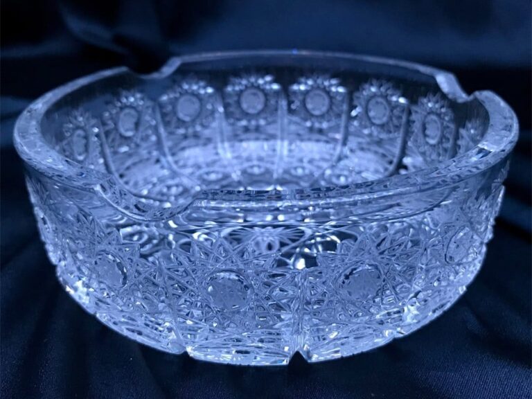 Scrumiera taiata cristal 12 cm