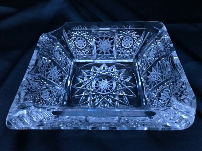 Scrumiera taiata cristal 12,5 cm