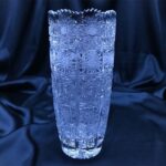 Vas de cristal taiat 20 cm