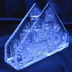 Cristal tăiat servitovnik 14,3 cm