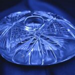 Buton decorativ taiat cristal 13 cm
