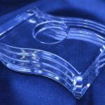 Buton decorativ taiat cristal 11 cm