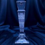 Sfeșnic din cristal tăiat 25,5 cm