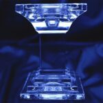 Sfeșnic din cristal tăiat 13,5 cm