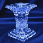 Sfeșnic din cristal tăiat 13,5 cm