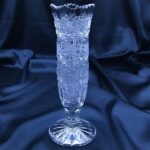 Vas de cristal taiat 15 cm