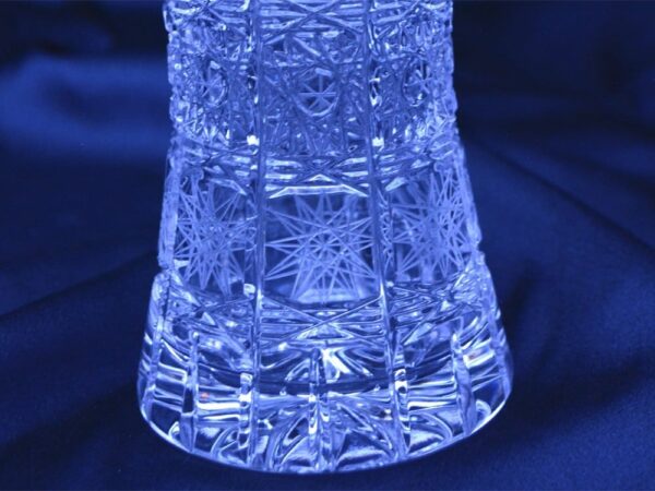 Krištáľová brúsená váza 15 cm