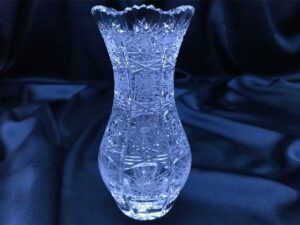 Krištáľová brúsená váza 12,5 cm
