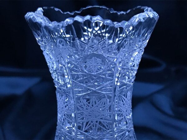 Krištáľová brúsená váza 12,5 cm