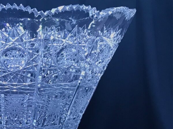 Krištáľová brúsená váza 49,5 cm
