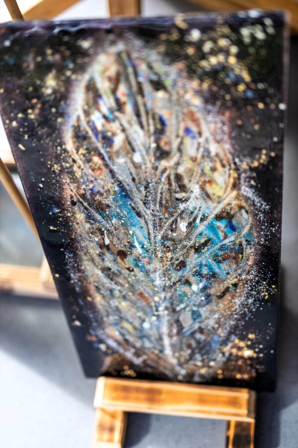 Sticlă de artă Veronika Rusňáková 31x62 cm