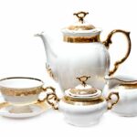 Set de cafea Marionette gold pentru 6 persoane
