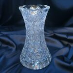 Vas de cristal taiat 21 cm