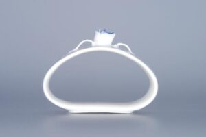 Cibulák – Krúžok na obrúsky s ružami 7 cm – originál cibuľový porcelán 1. akosť