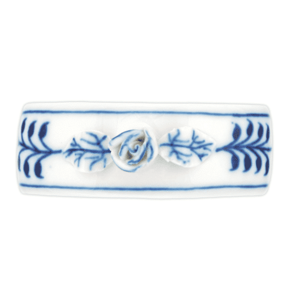 Cibulák – Krúžok na obrúsky s ružami 7 cm – originál cibuľový porcelán 1. akosť